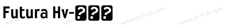 Futura Hv字体转换